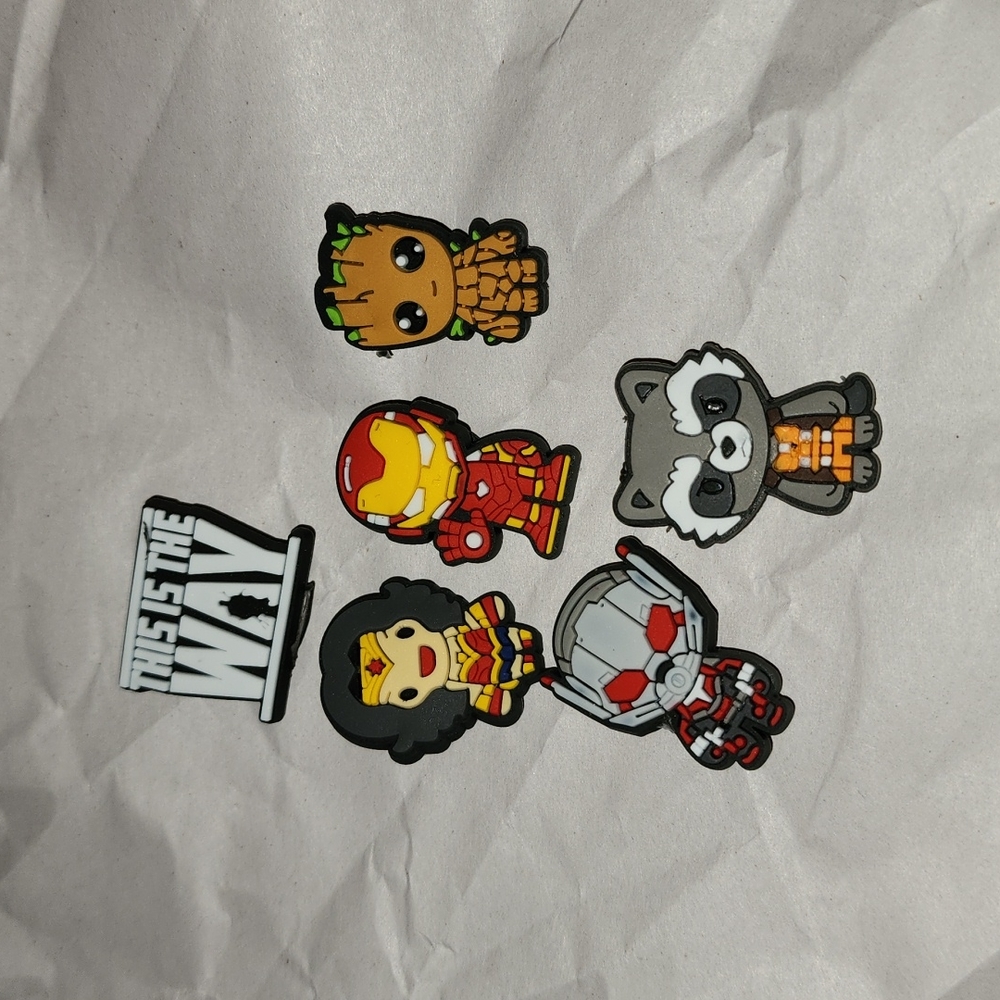 Brand new Marvel Croc Jibbitz Charms
